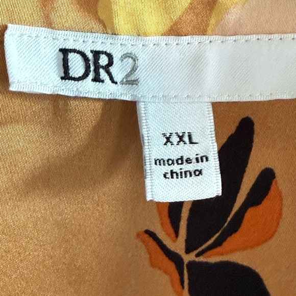 DR2 Women's Floral Satin Blouse, XXL - Picture 3 of 7